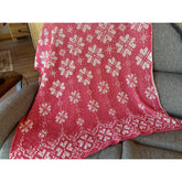 Merino Wool and Alpaca knit throw, Soft Cozy Blanket for Warm Snuggles, Perfect Gift for Home Decor and Relaxation